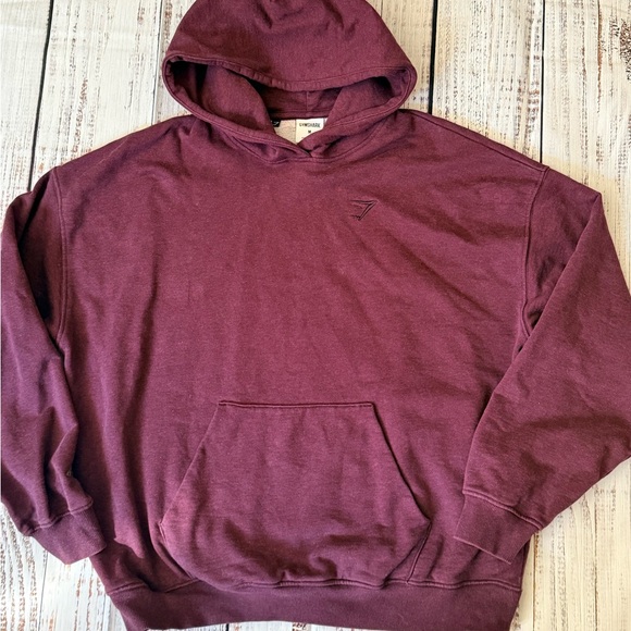 Gymshark Burgundy Hoodie - Picture 1 of 2